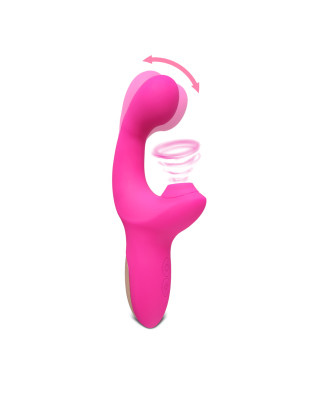 Vibrador doble estimulación con palmoteo
