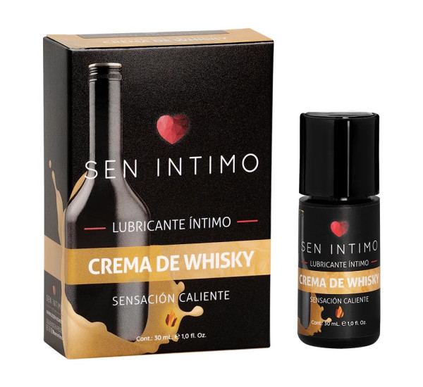 Lubricante Íntimo Crema de Whisky Sensación Caliente x 30 ml Sen Íntimo