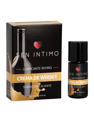 Lubricante Íntimo Crema de Whisky Sensación Caliente x 30 ml Sen Íntimo