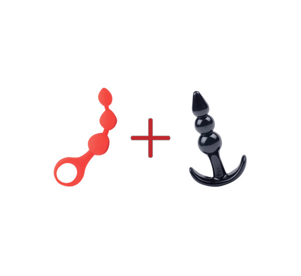 Combo Plug Curvo + Plug De Esferas