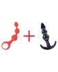 Combo Plug Curvo + Plug De Esferas