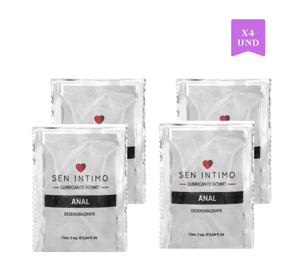 Combo Lubricante Anal Desensiblizante x 4 und