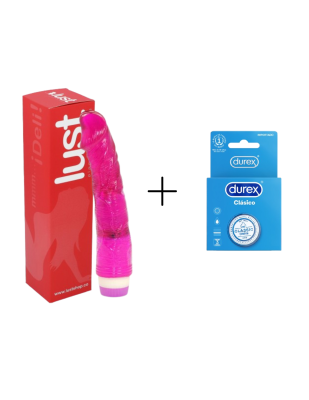 Combo Jelly Boy Fucsia + Durex Clásico