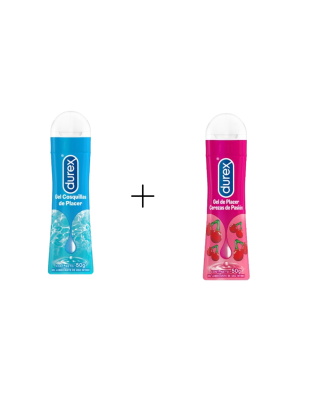 Lubricante Durex Cereza + Lubricante Durex Cosquillas