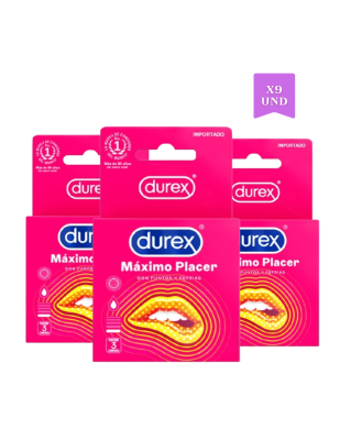 Combo Durex Máximo Placer - 9 Unidades