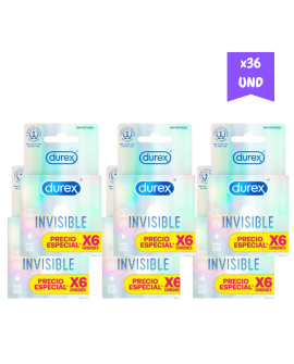 Condones Durex Invisible X 36