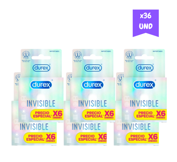 Condones Durex Invisible X 36