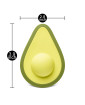 Vibrador aguacate 10 patrones vibracion